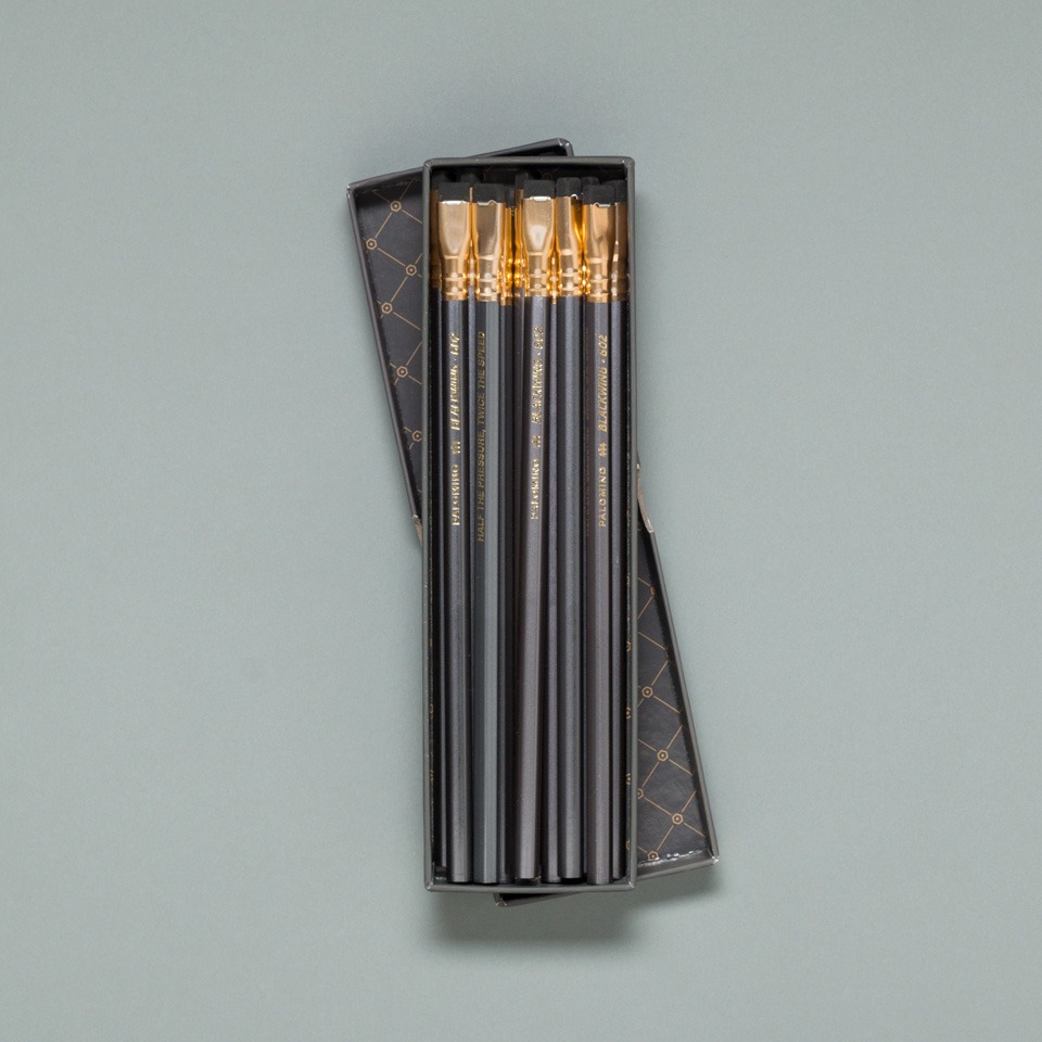 grauer Blackwing Bleistift von Palomino in der Verpackung