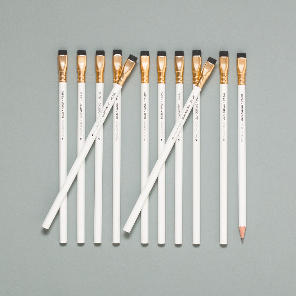 weißer Blackwing Bleistift von Palomino im 12er Set