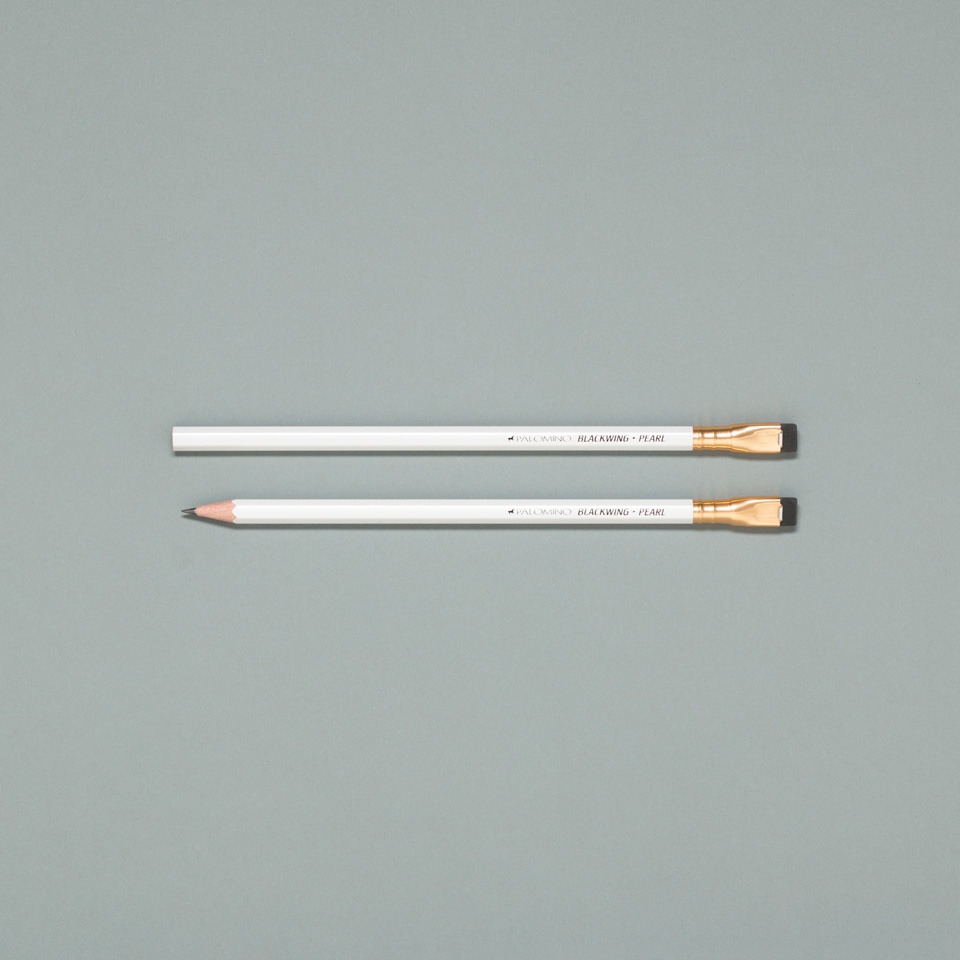 weißer Blackwing Bleistift von Palomino einzeln