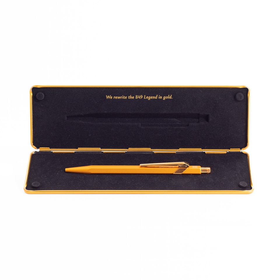 Kugelschreiber 849 gold mit Etui – Bild 5