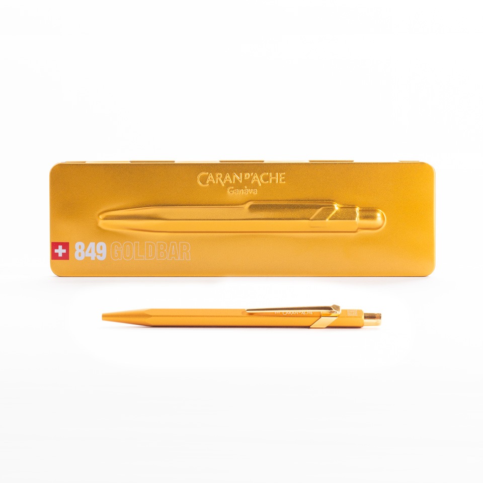 Kugelschreiber 849 gold mit Etui