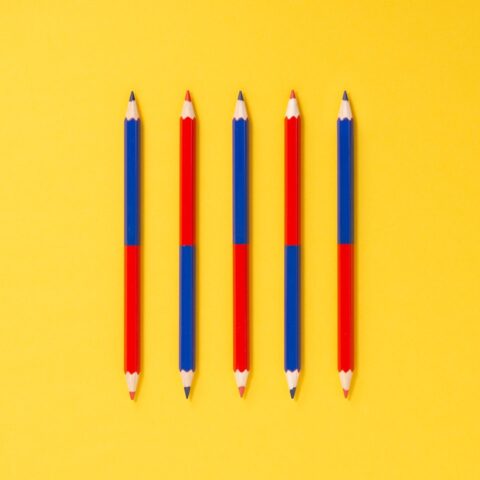 Rot-Blau-Stift