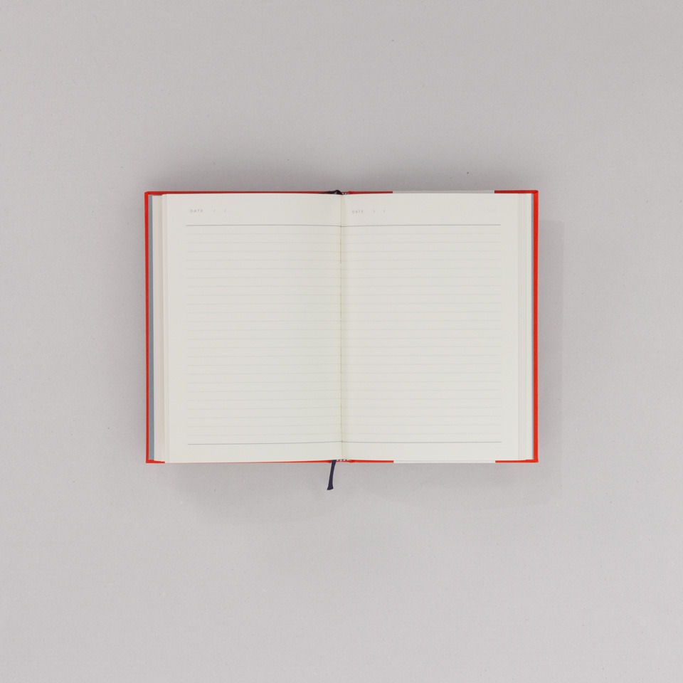 Notizbuch klein rot Notem / Even Notebook – Bild 3