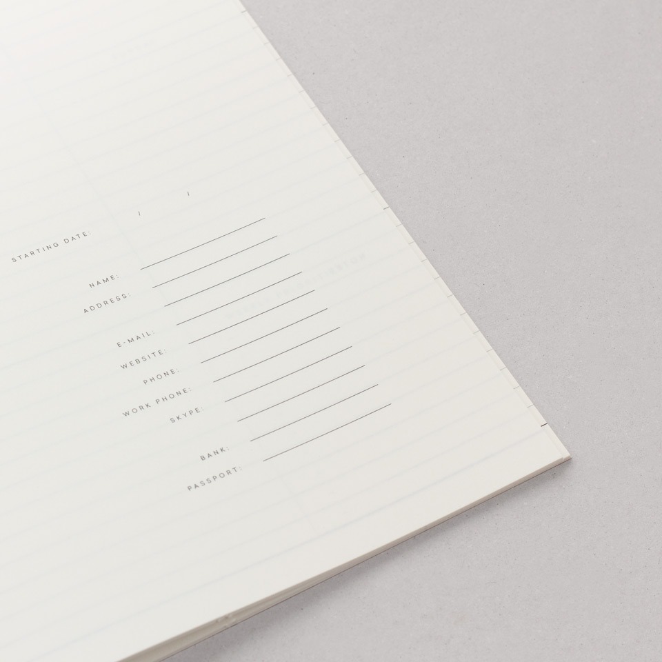 Heft Wochenplaner Notem / Milo Weekly Planner Book – Bild 2