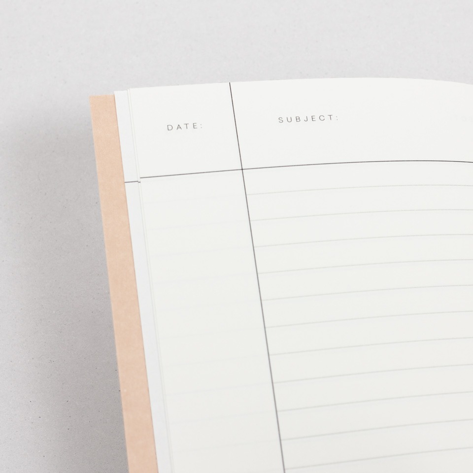 Notizheft blau gestreift Notem / Vita Notebook – Bild 3
