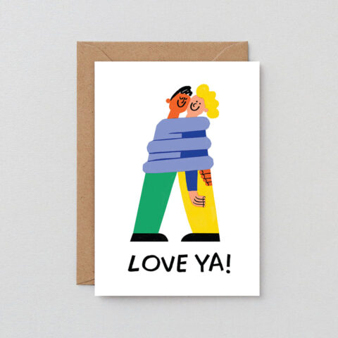 Grußkarte Love Ya!