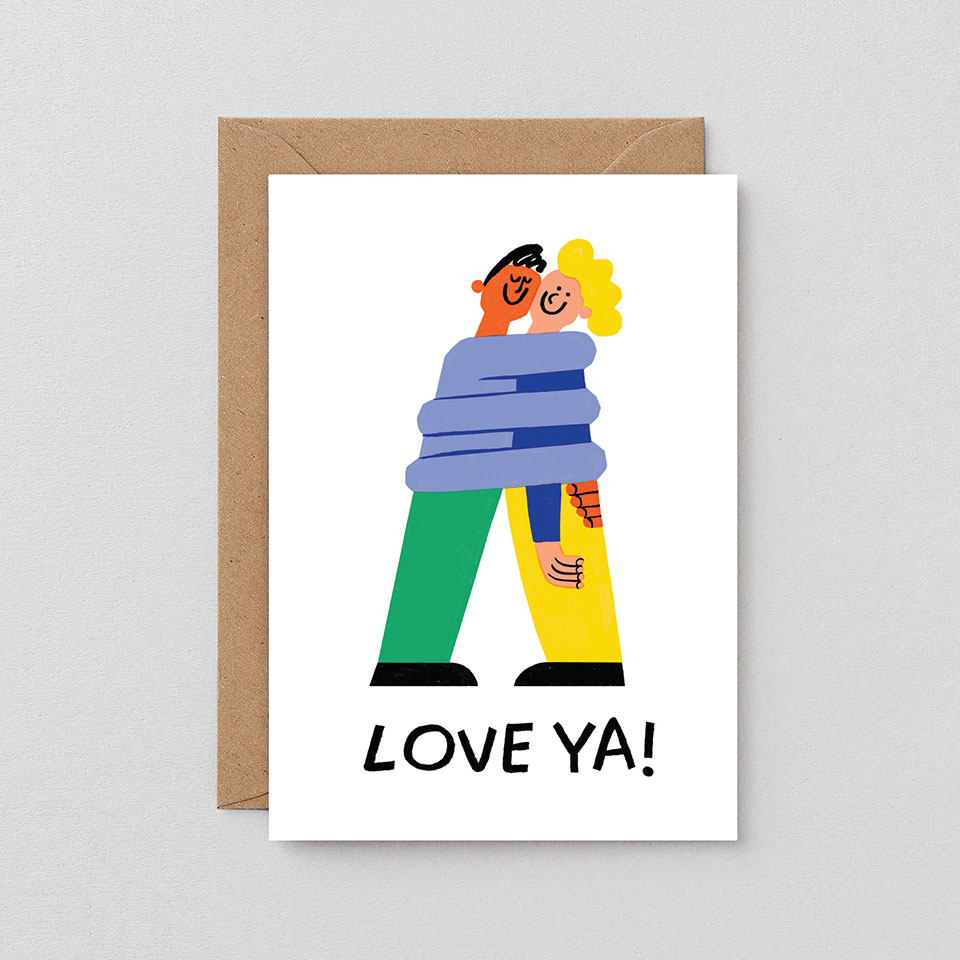 Grußkarte Love Ya!