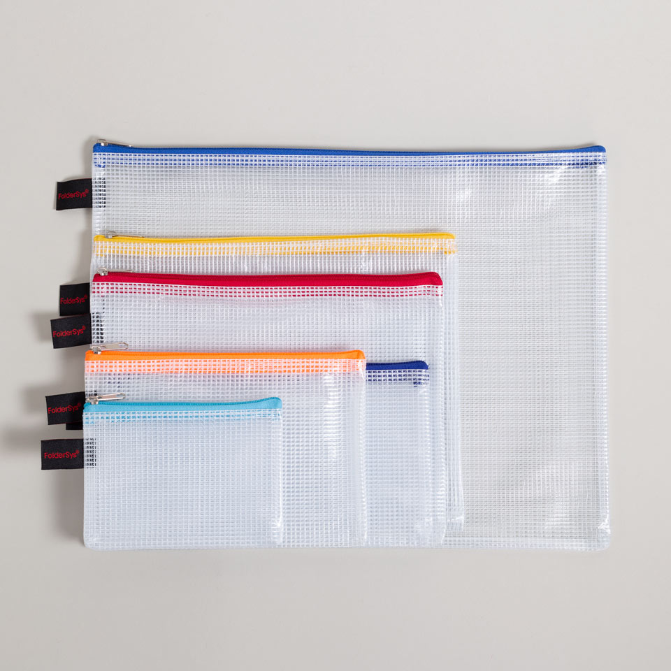 Mesh Bag rot für B6 – Bild 4