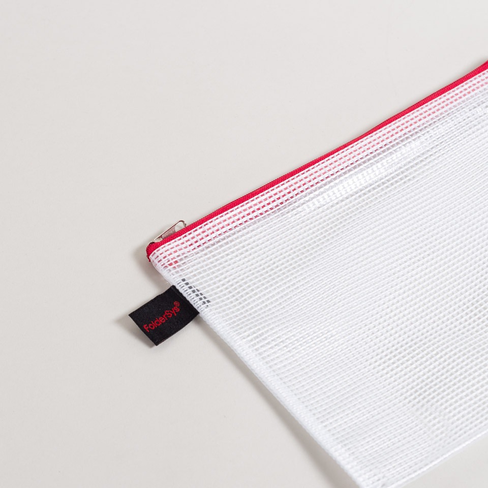 Mesh Bag rot für B6 – Bild 3