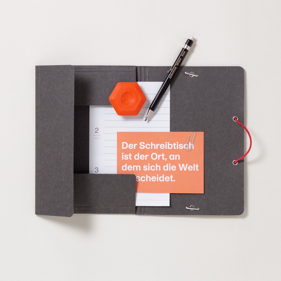 Mappe mit Gummizug für A6 – Bild 4
