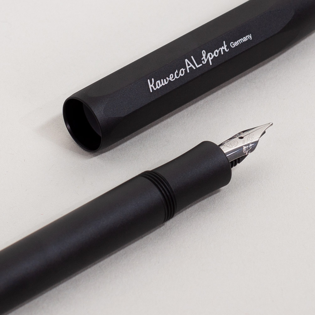 Füllhalter Aluminium Schwarz - Kaweco Sport