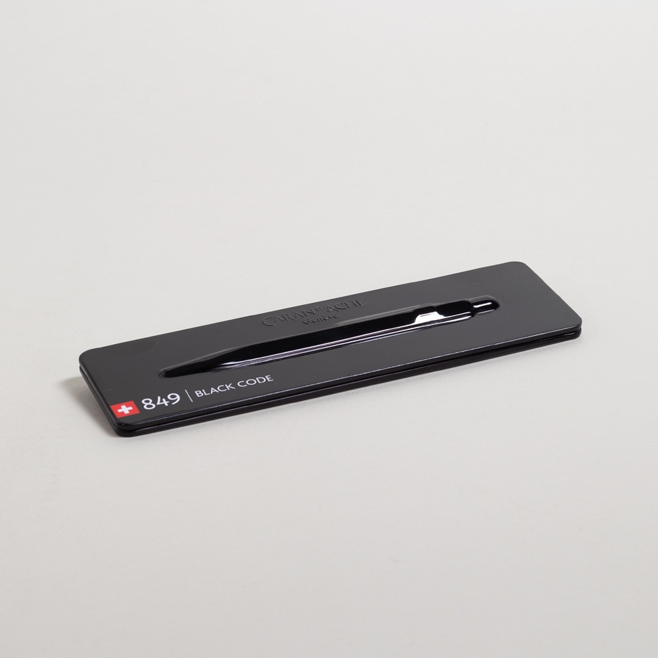 Kugelschreiber 849 Black Code schwarz – Bild 7