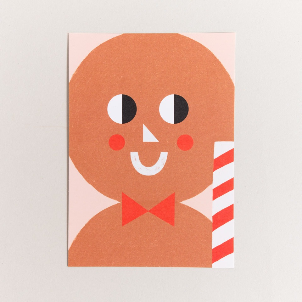 Postkarte Lebkuchenmann