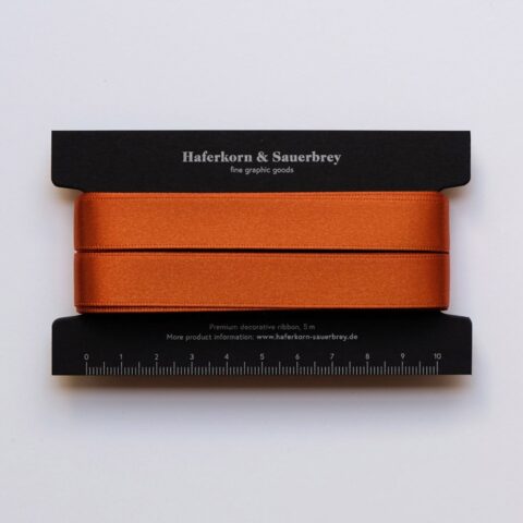 Satin Geschenkband Kupfer