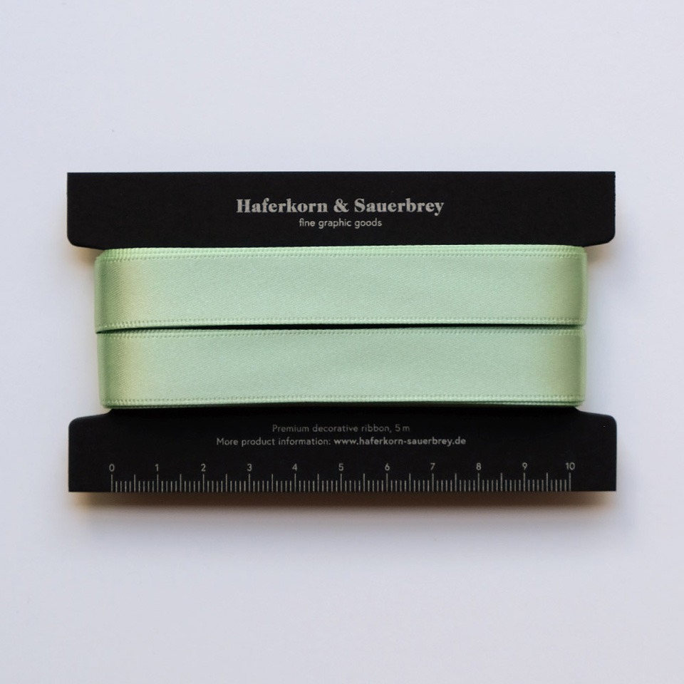 Satin Geschenkband Lindgrün