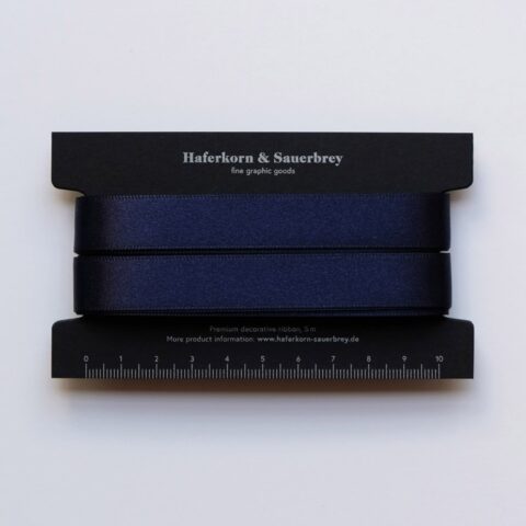 Satin Geschenkband Nachtblau