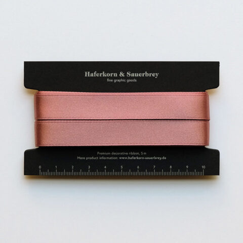 Satin Geschenkband Rosenholz