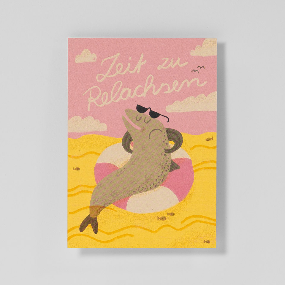 Postkarte Zeit zu Relachsen