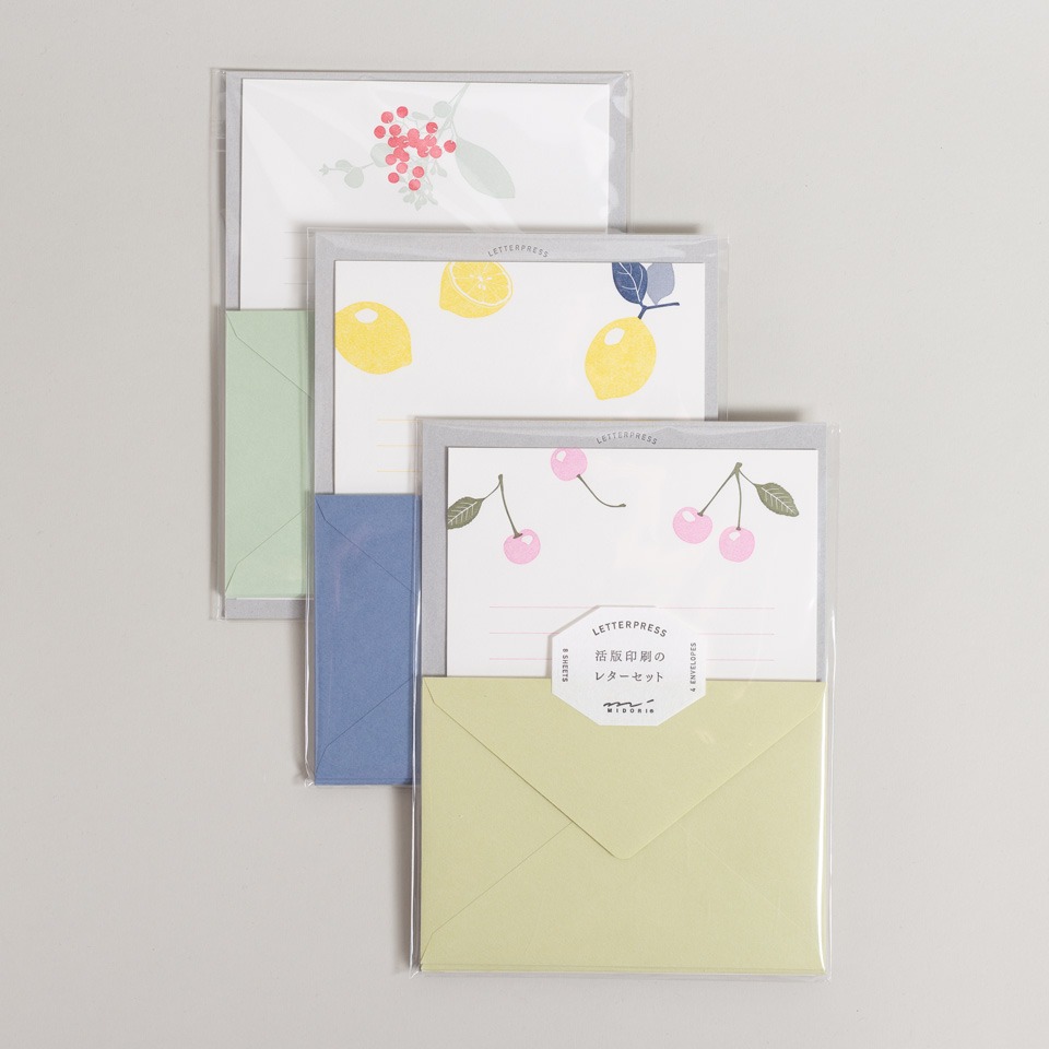 Briefpapierset Letterpress