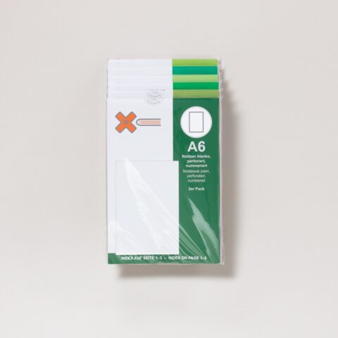 A6 Notizbucheinlagen X17
