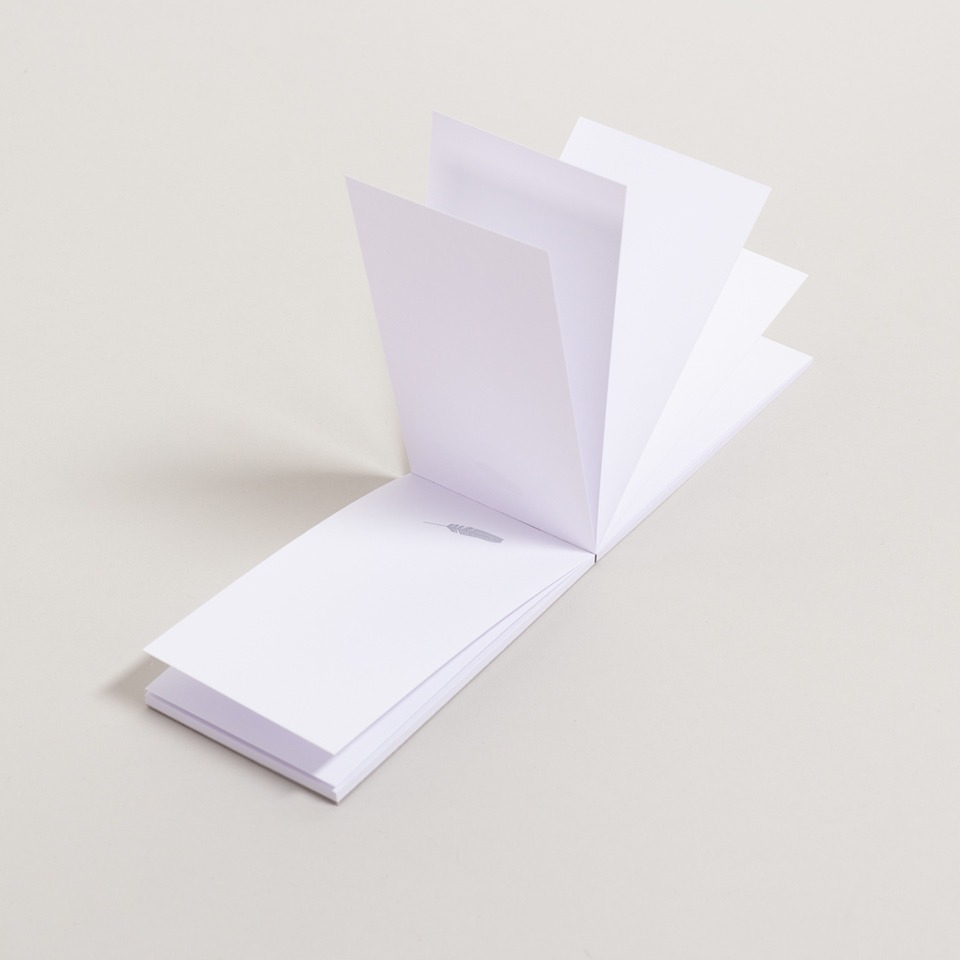 Mini Notizblock Feder – Bild 3