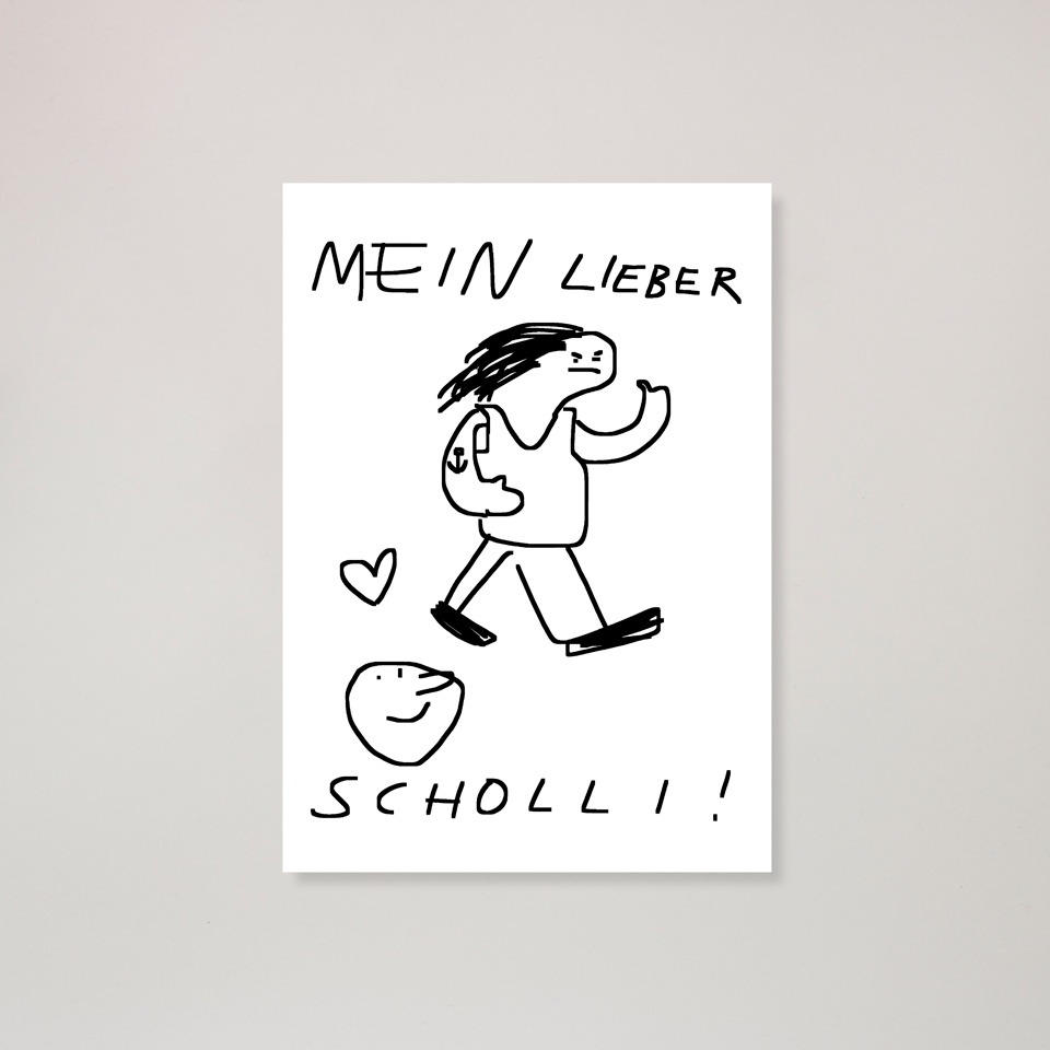 Postkarte Scholli