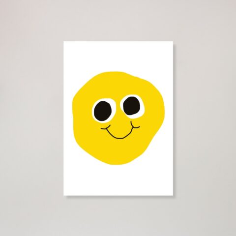 Postkarte Smiley