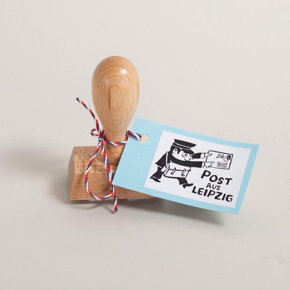 Stempel Postbote / Post aus Leipzig