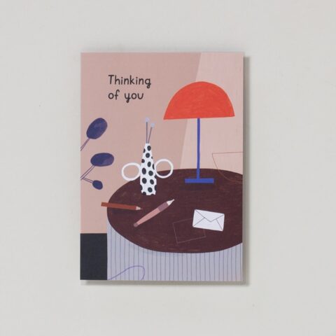 Postkarte Thinking of you