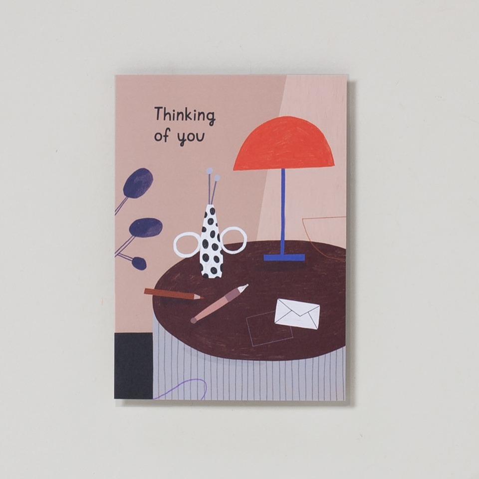 Postkarte Thinking of you