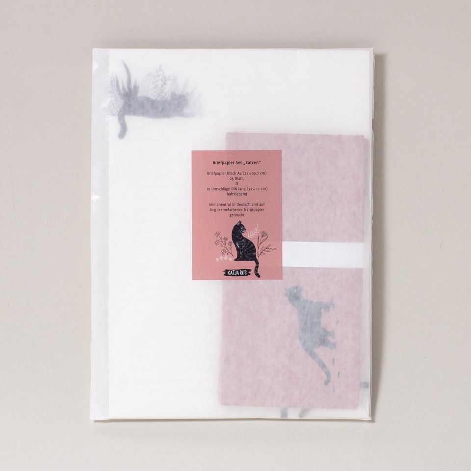 Briefpapierset Katzen – Bild 2