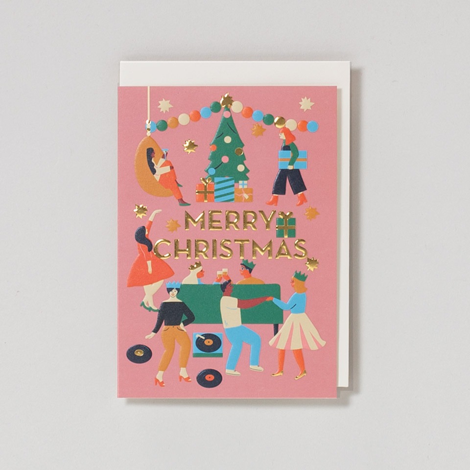 Weihnachtsgrußkarte Freunde