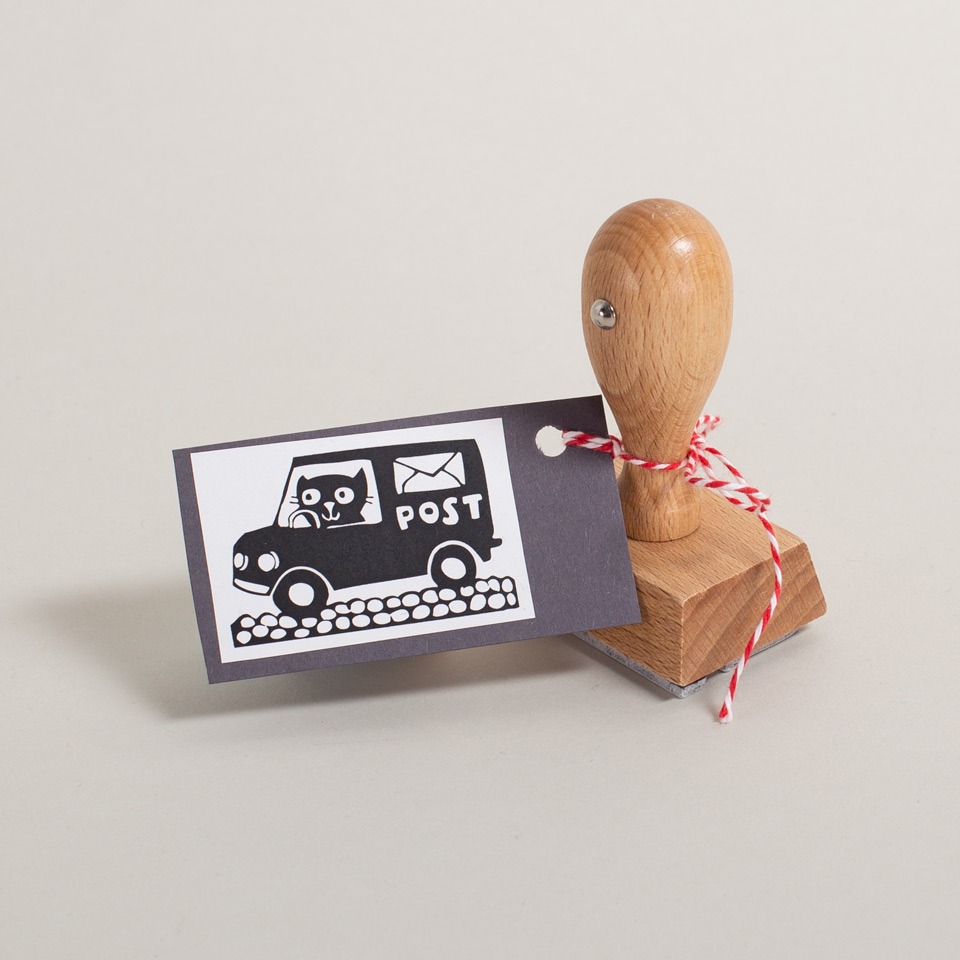 Stempel Katzenpostauto