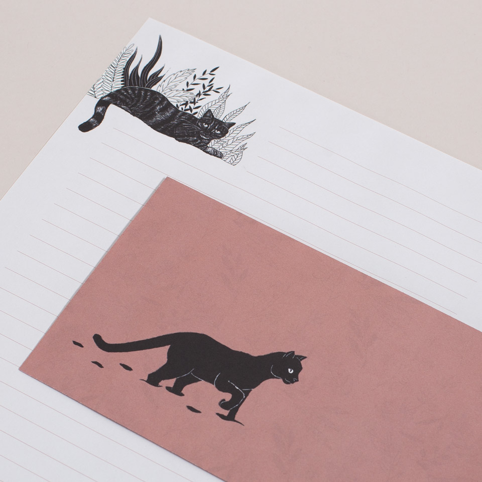 Briefpapierset Katzen – Bild 3