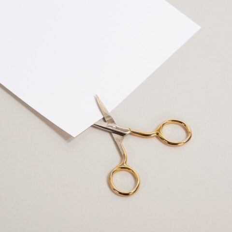 Kleine Schere - gold