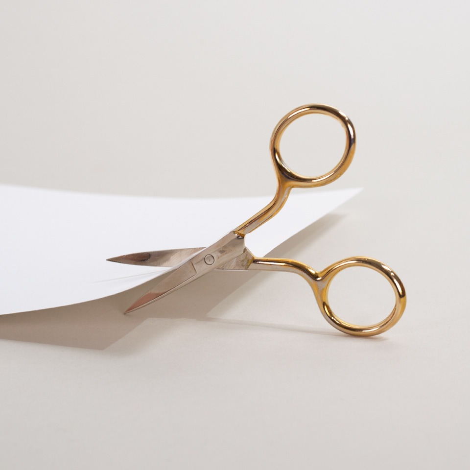 Kleine Schere - gold – Bild 2