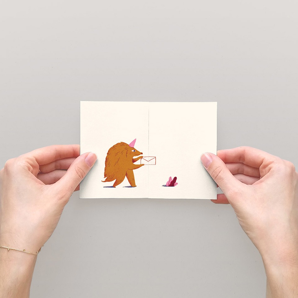 Faltkarte Birthday Mail – Bild 2