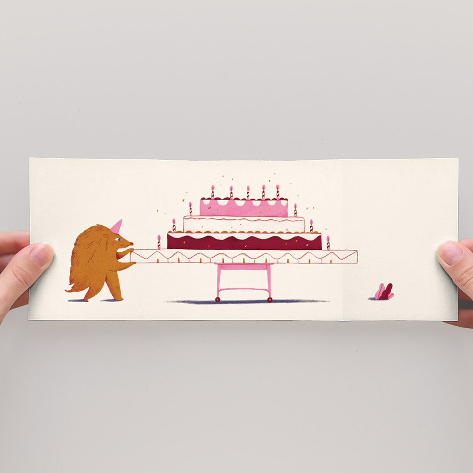Faltkarte Birthday Mail – Bild 4
