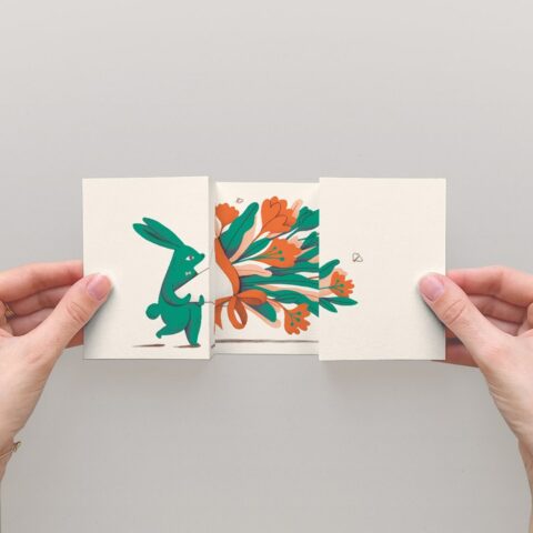 Faltkarte Bouquet