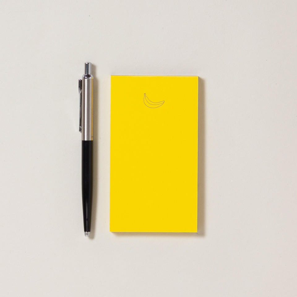 Mini Notizblock Banane – Bild 3
