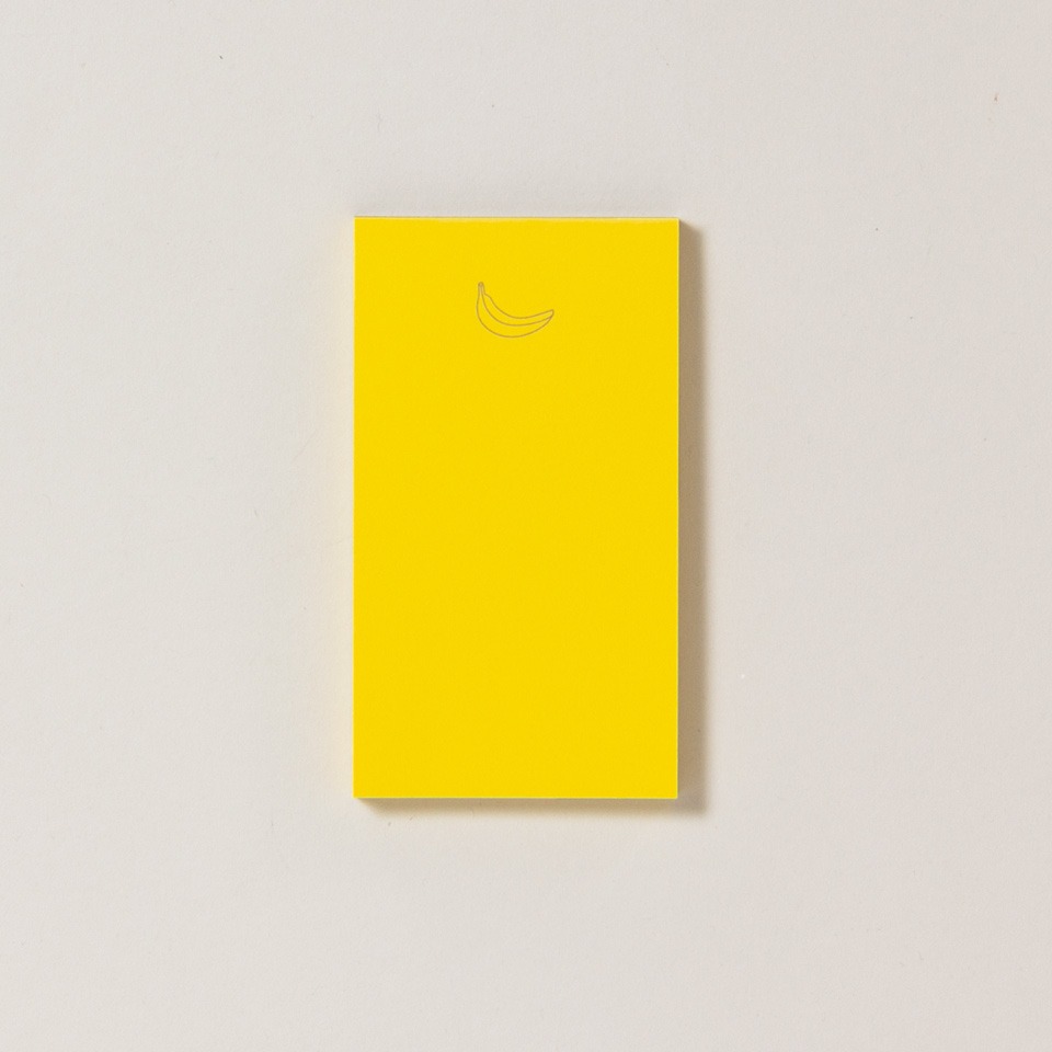 Mini Notizblock Banane