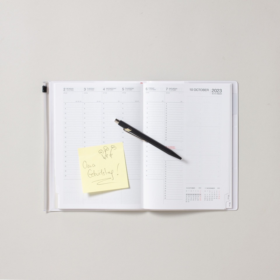 Nachfüllkalendarium 25/26 für Kalender mit Umschlagtasche – Bild 4