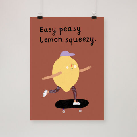 Poster easy peasy lemon squeezy