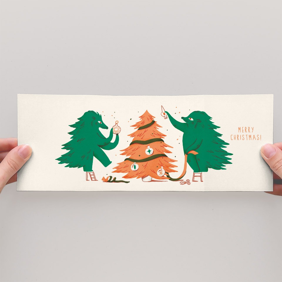 Faltkarte Merry Christmas – Bild 4