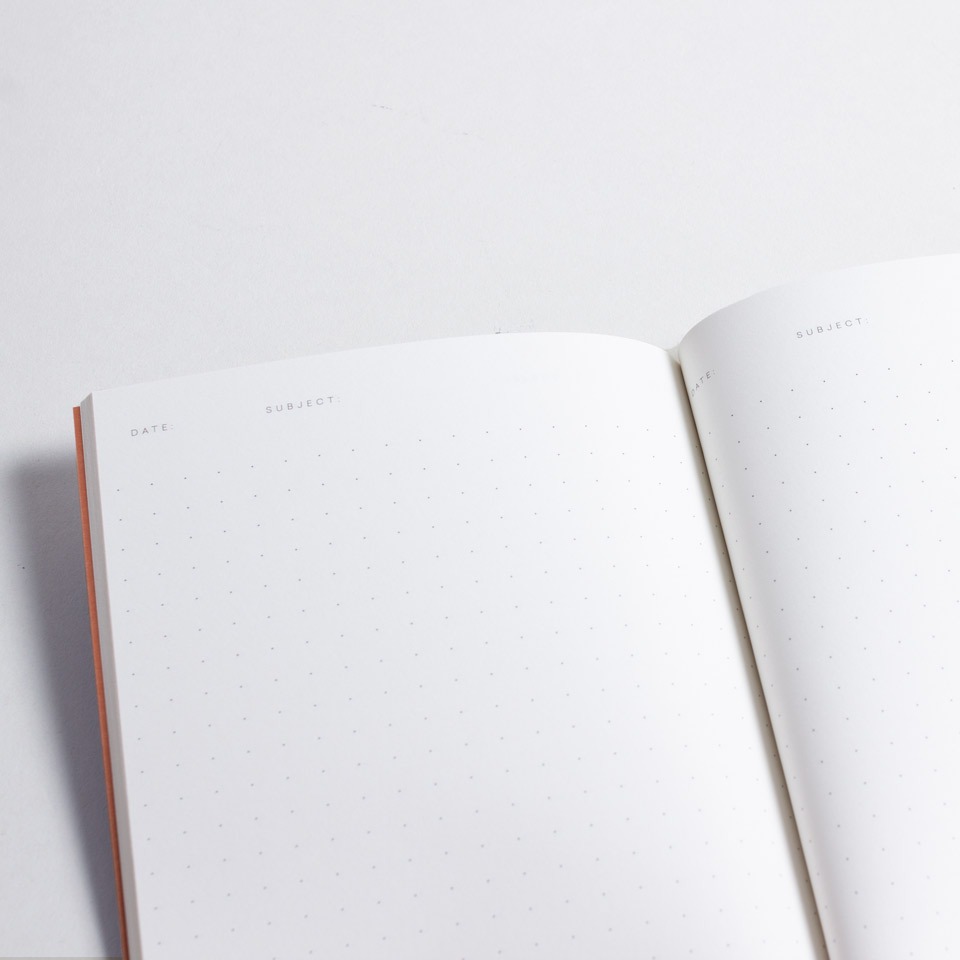 Notizheft Lila gestreift Notem / Vita Notebook – Bild 3