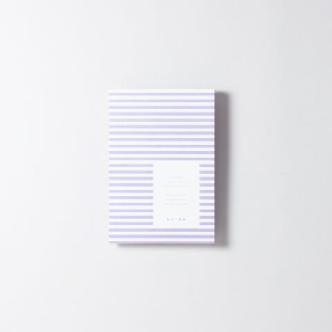 Notizheft Lila gestreift Notem / Vita Notebook