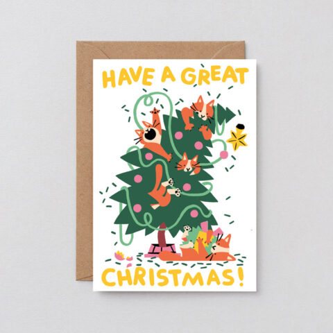 Grußkarte Great Christmas Cats
