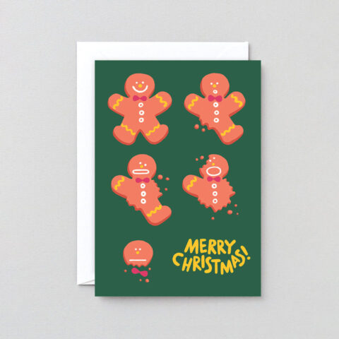 Weihnachtskarte Lebkuchenmann