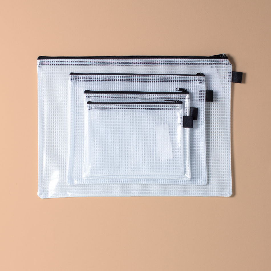 Mesh Bag schwarz für A5 – Bild 3