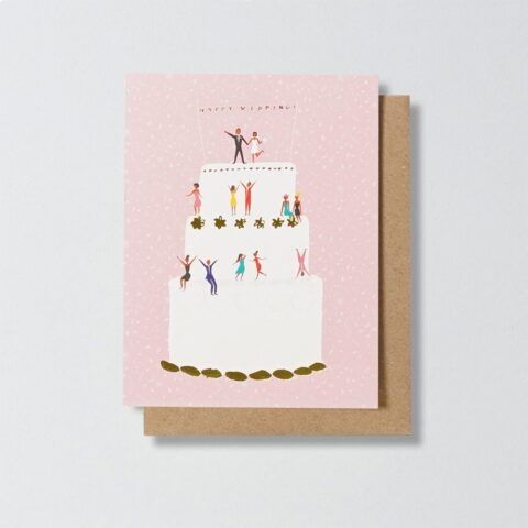 Hochzeitskarte Happy Wedding Cake